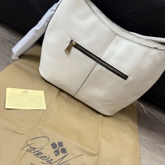 Patricia Nash Cream Woven Crossbody Bag - Picture 6 of 6